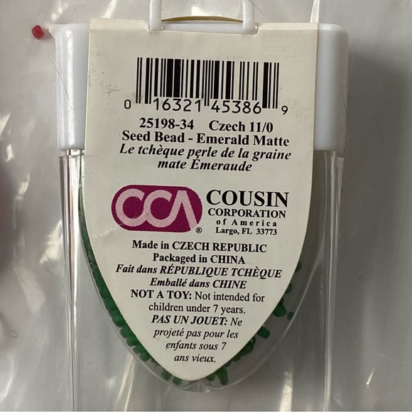 Czech Mixed Glass Bead Lot Red Pink Mixed Flowers Jewelry Making NEW Vintage - Picture 12 of 15